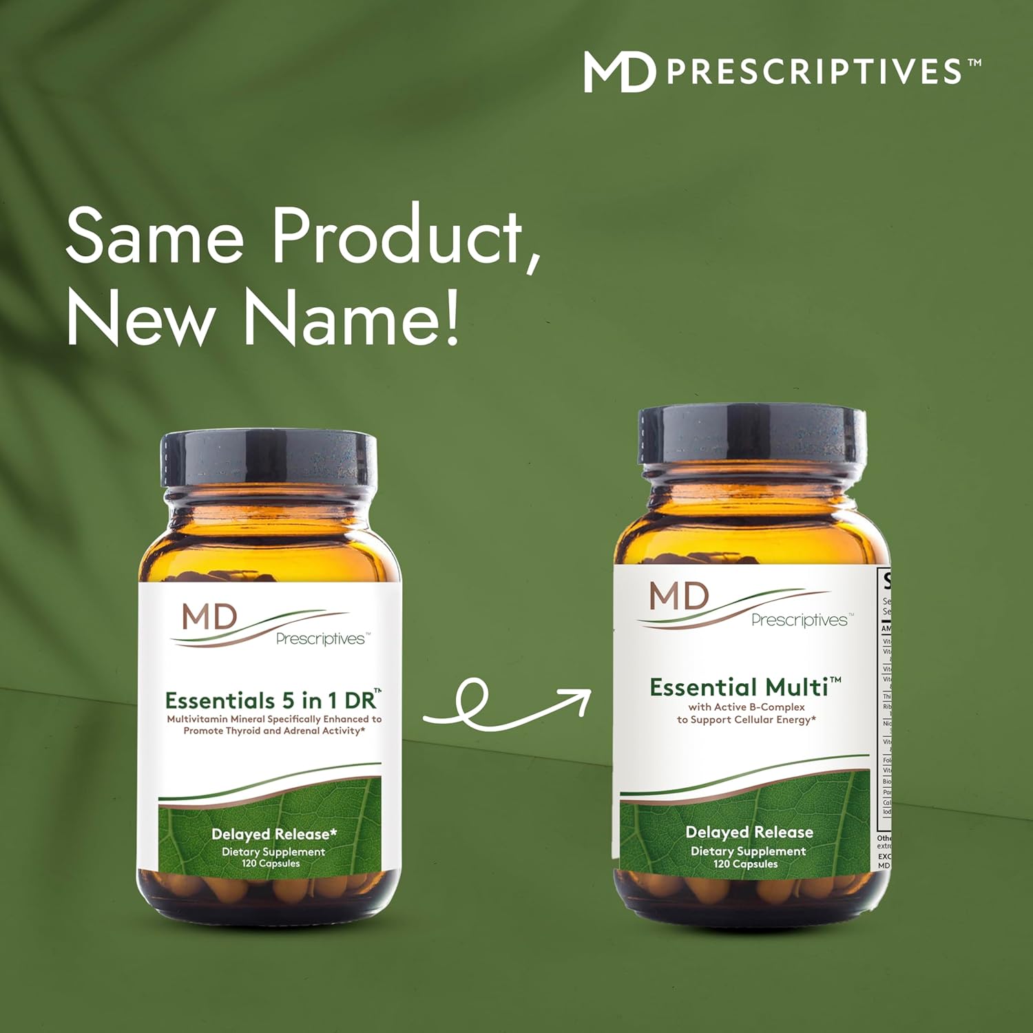 Essential Multi 120 vcaps * New and Improved "2 Cap" Formula *