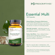 Essential Multi 120 vcaps * New and Improved "2 Cap" Formula *