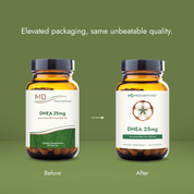 DHEA 25mg 50% off 2+ (retail), 50% off 24+ (wholesale)