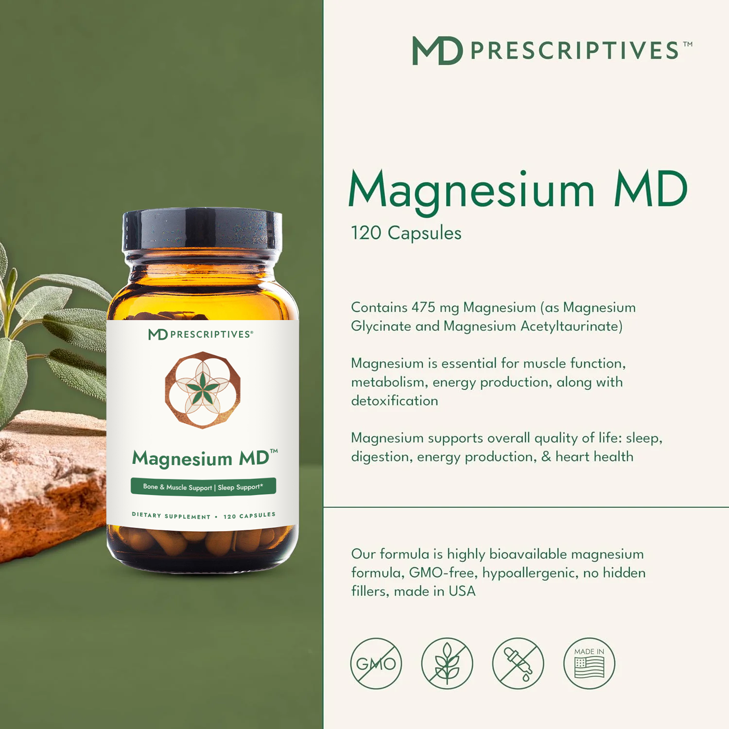 Magnesium MD 120 vcaps