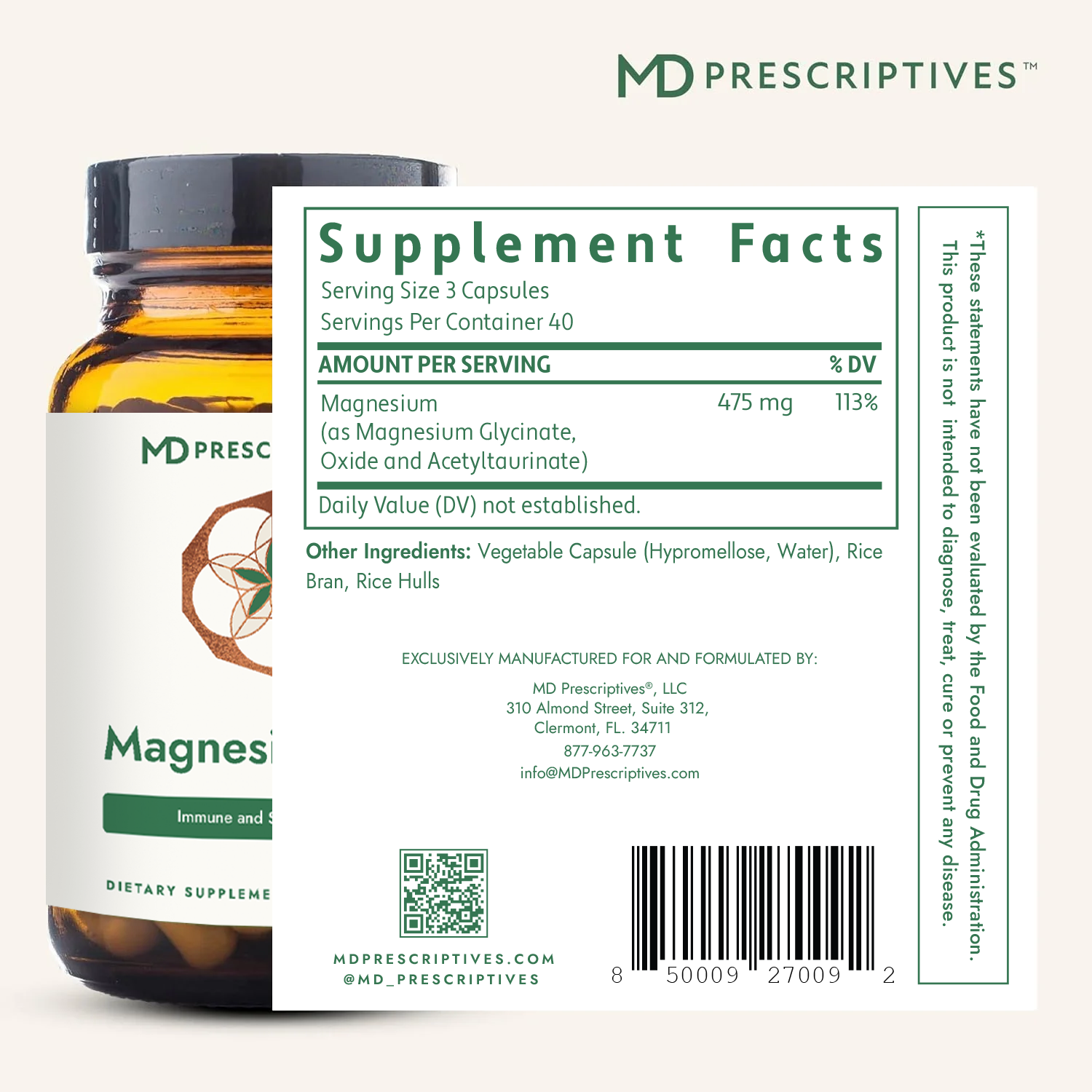 Magnesium MD 120 vcaps