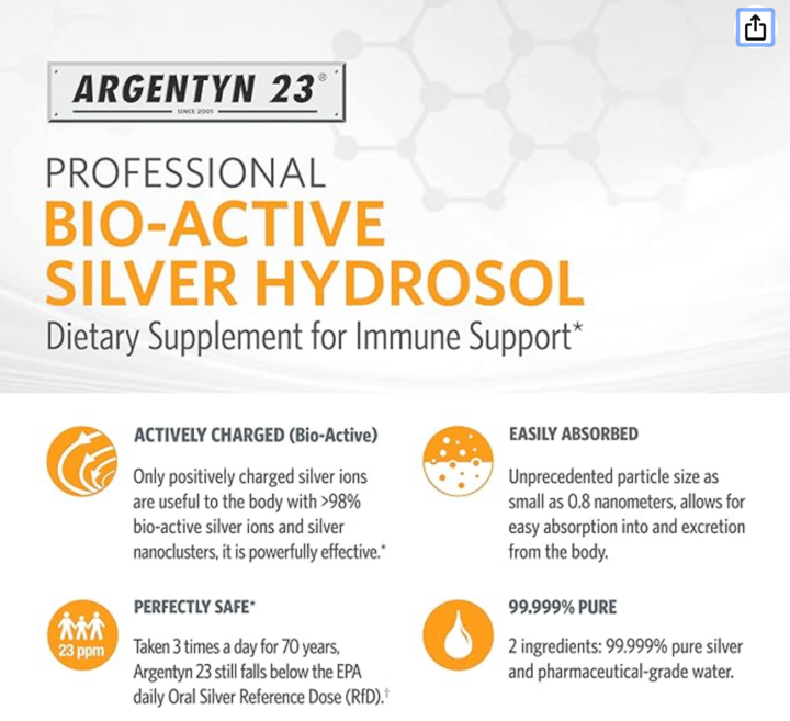 Argentyn 23® Bio - Active Silver Hydrosol (16oz)